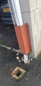 Unblocked outdoor drain